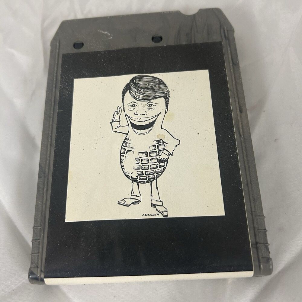 FRANK JONES The Smiling Peanut Butter Man 8 Track Tape UNTESTED